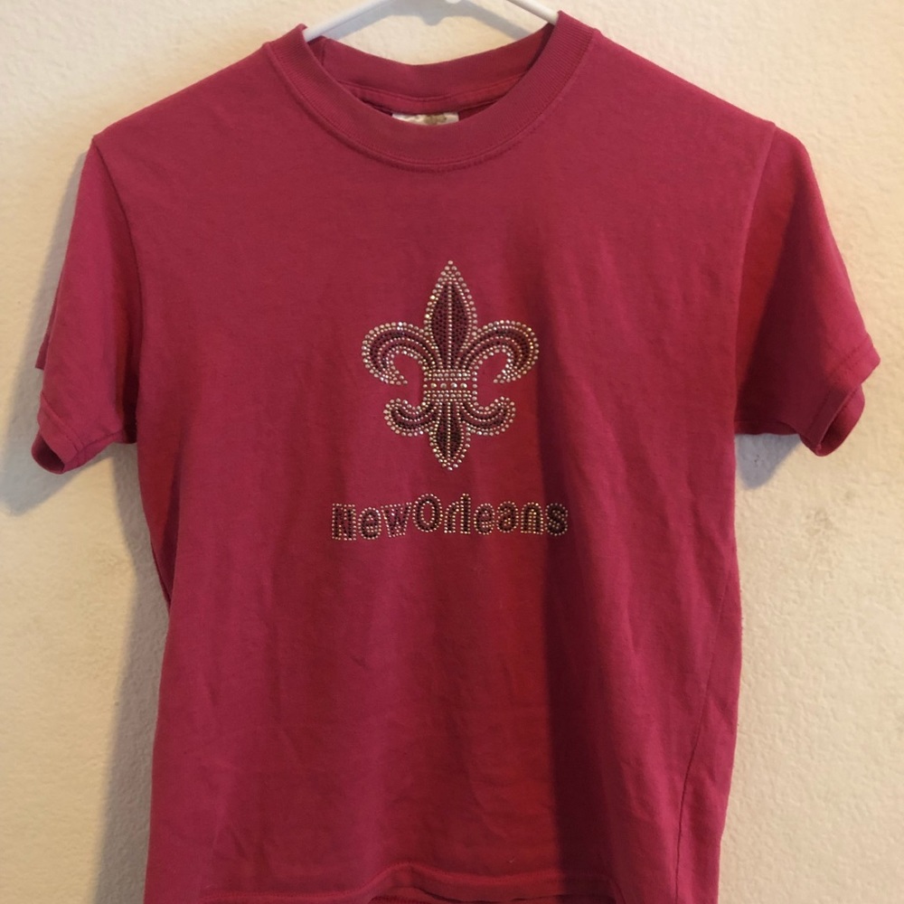 PINK Y2K NEW ORLEANS SHIRT